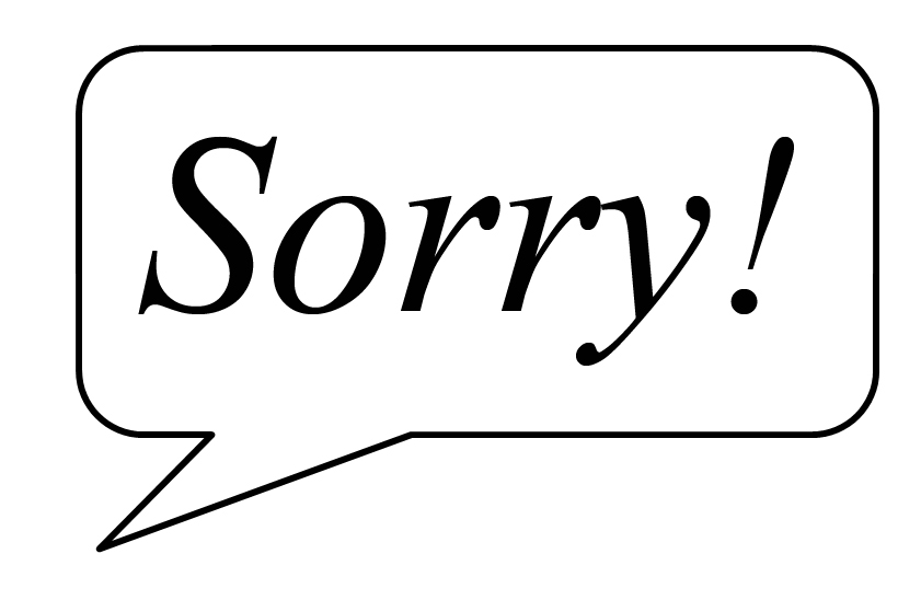 Sorry, sorry