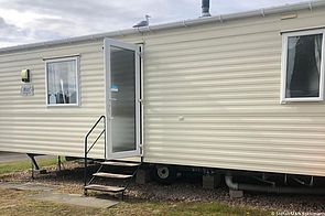 Ein nicht untypisches Bild für einen Holiday Park sind die geschützten Heringsmöwen.