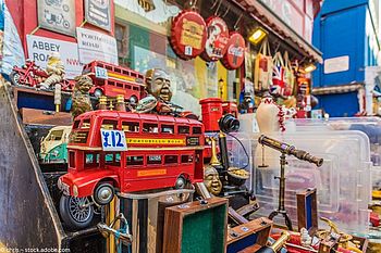 Der Portobello Road Market in London