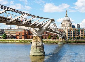 Die 35 Londoner Brücken: Millennium Bridge