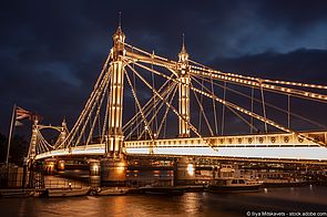 Die 35 Londoner Brücken: Albert Bridge