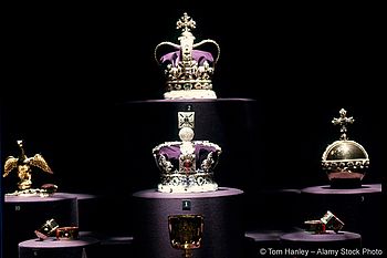 Kronjuwelen im Tower of London: St Edwards Crown, Imperial State Crown