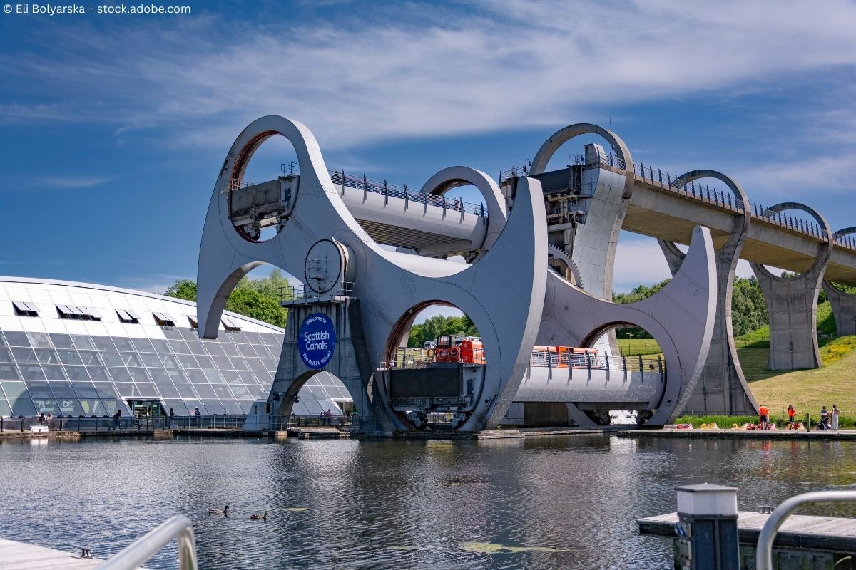Das Falkirk Wheel: Wenn Boote schweben lernen