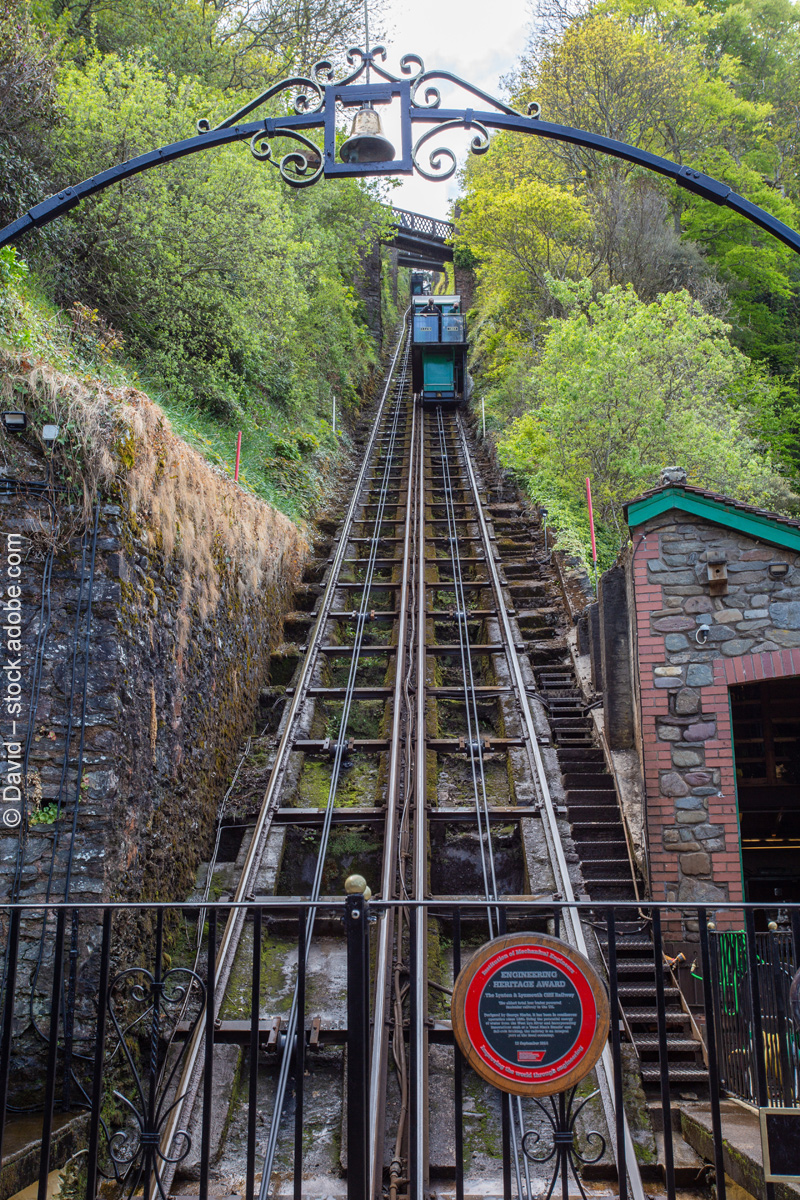 Lynton and Lynmouth Cliff Railway: Einzige Wasserballastbahn Großbritanniens