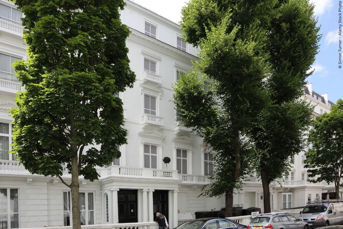 23-24 Leinster Gardens: Nichts als Fassade!