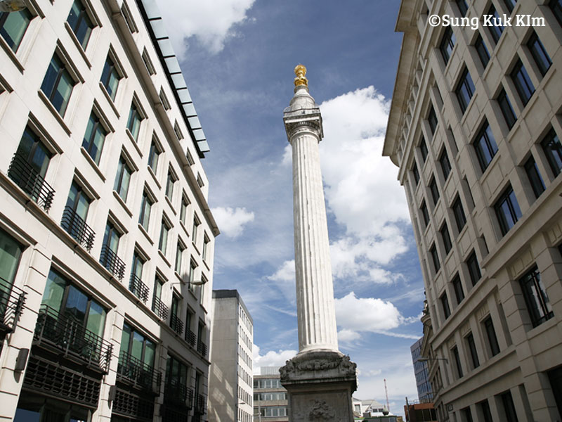 The Monument: Ein Denkmal für das Große Feuer von London
